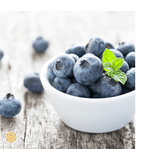 Inhaltsstoffe Heidelbeeren.